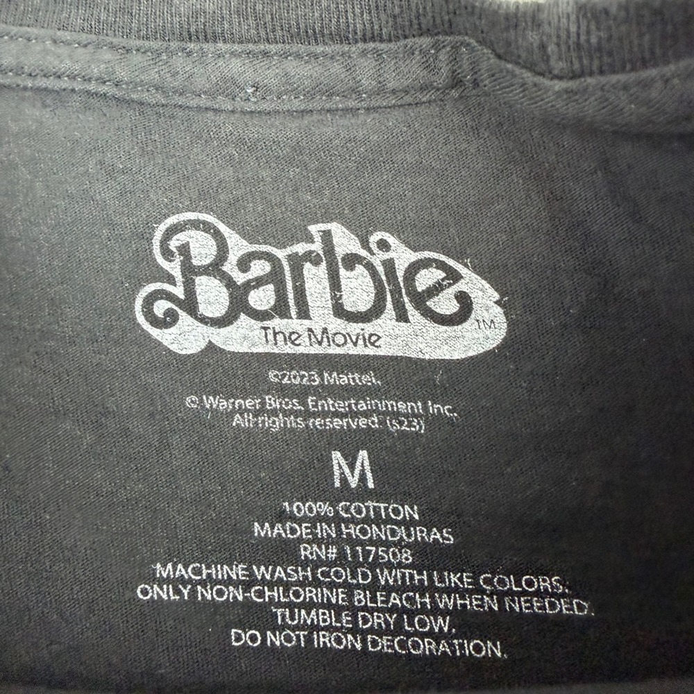 Barbie T-Shirt Mens Medium Black I am Kenough Graphic Movie Tee Short Sleeve‎ - Picture 3 of 6